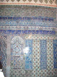 Tiling in the harem at Topkapi Palace, Istanbul