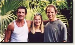 Chico, Tamra Strentz, and Ryan Martell in Marbella, Spain