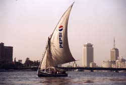 Felucca on the Nile, Egypt