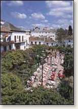 The streets of Marbella, Spain