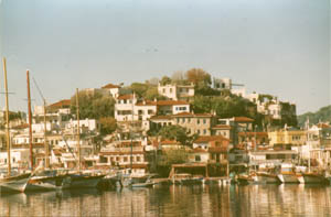 The hillside in Marmaris, Turkey