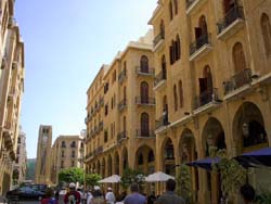 The rehabbed Solidaire area, in central Beiruit, Lebanon