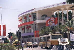Tunisian street scene in Tunis