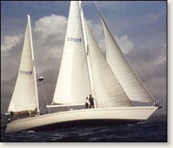 S/Y Valkyrie, A Nautor's Swan 57 Under Sail